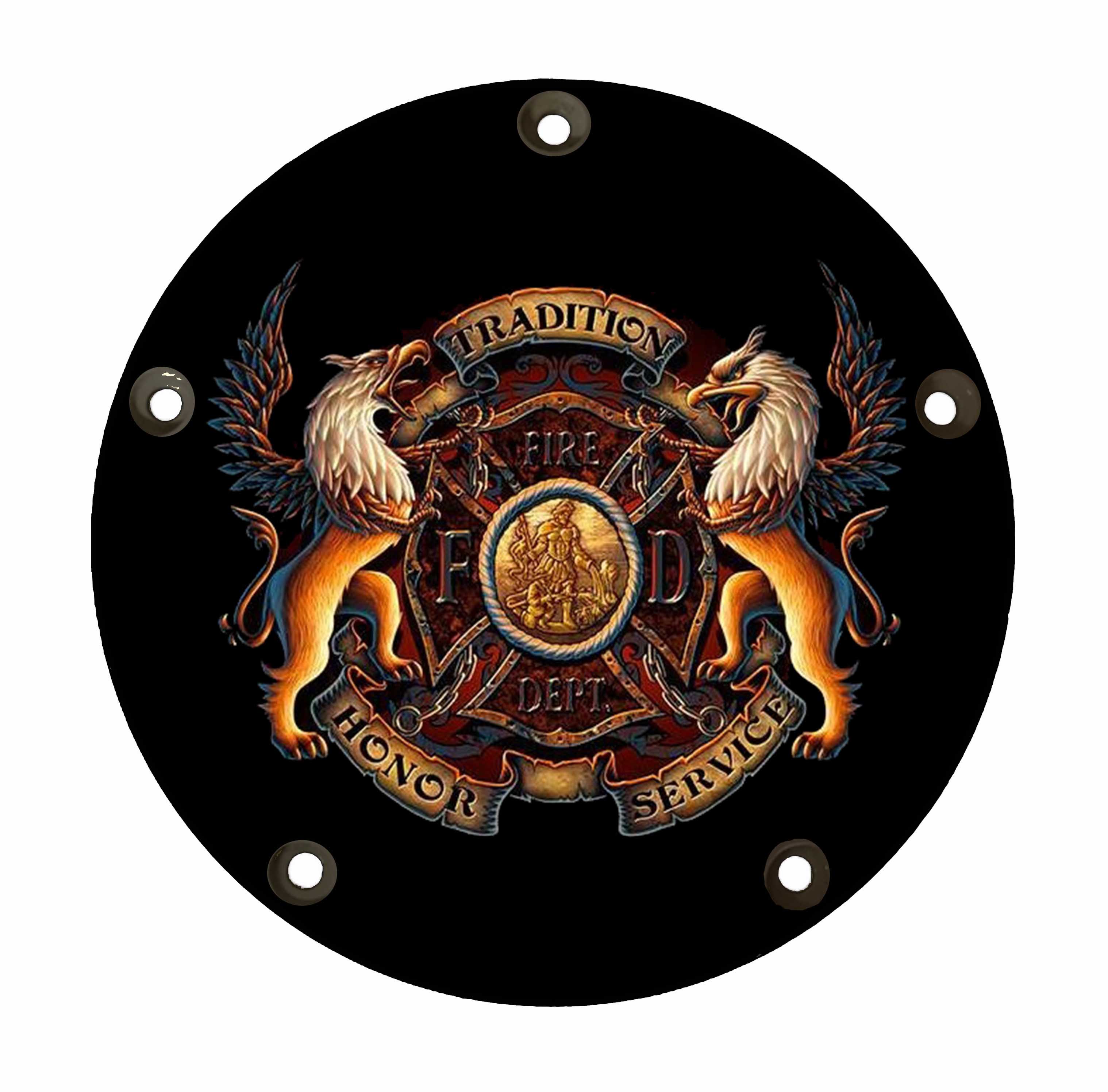 Harley Davidson DERBY Cover Firefighter Tradition Honor Svc [Harley
